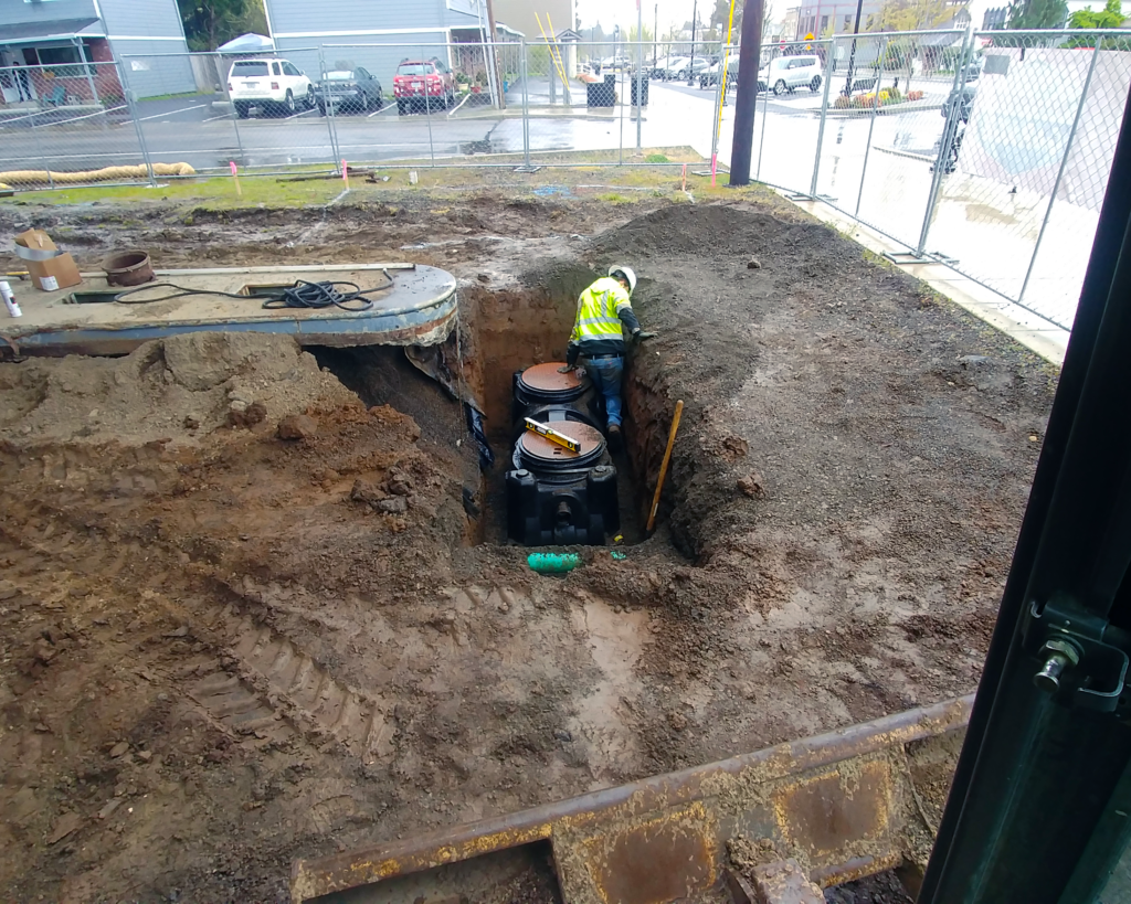 Grease Intercept, Grease Interceptor, 3 Point Contracting, Ditch Digging