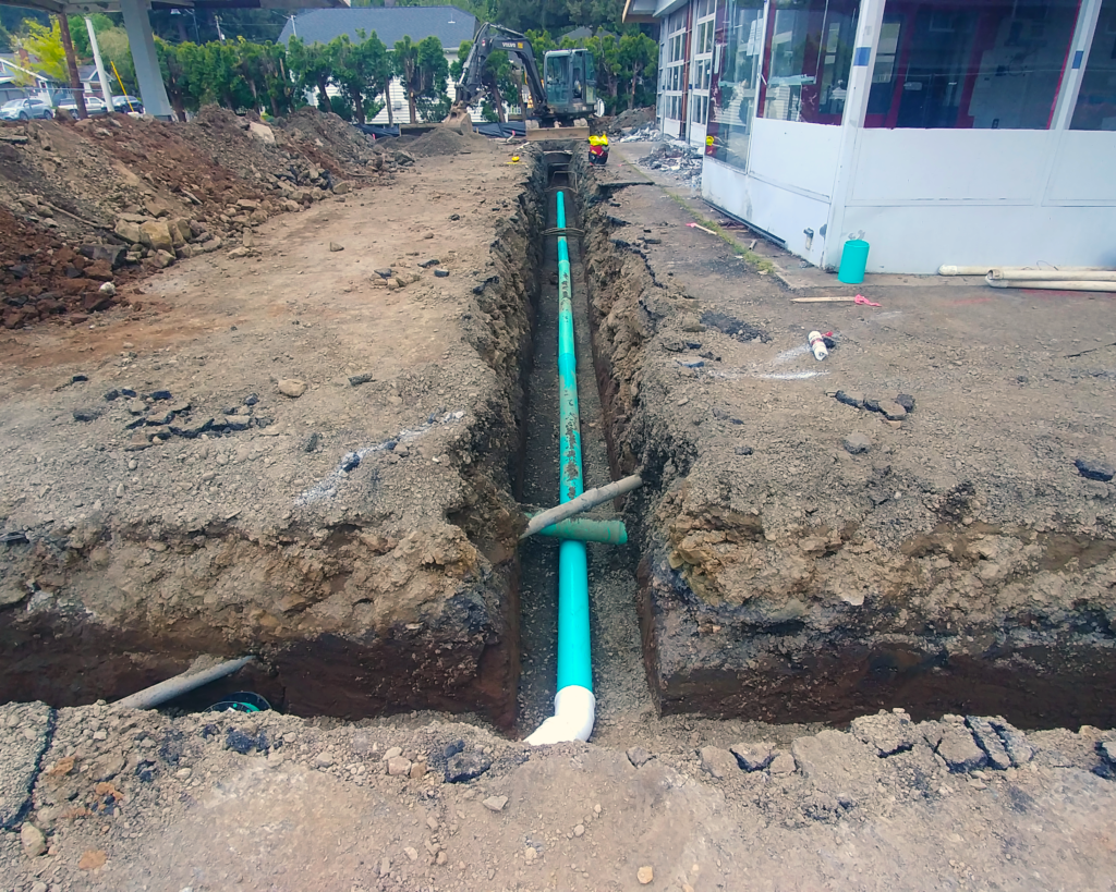Sewer Line, Utilities, 3 Point Contracting